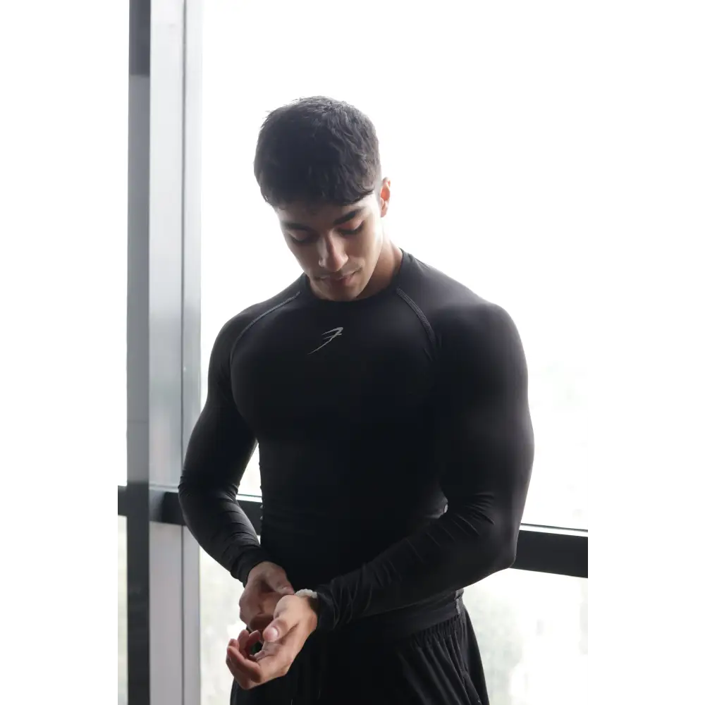 Compression Fullsleeves T-shirt Black
