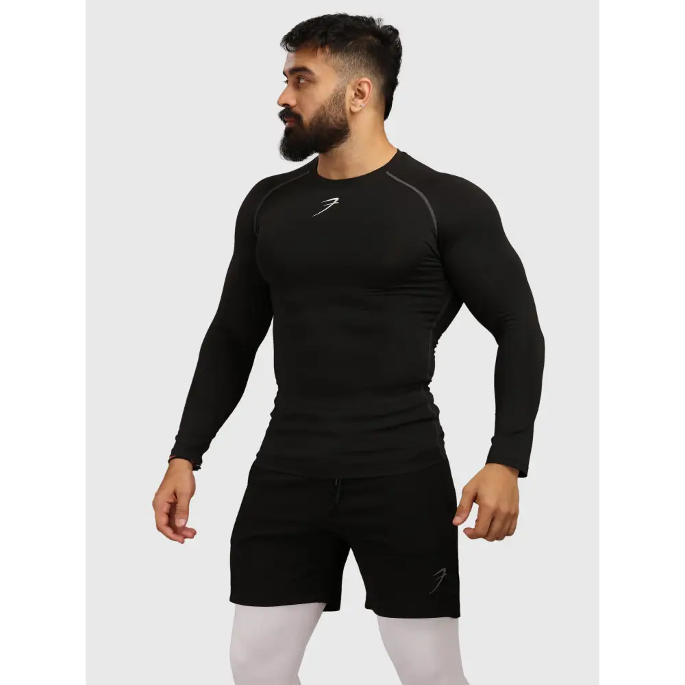 Compression Fullsleeves T-shirt Black