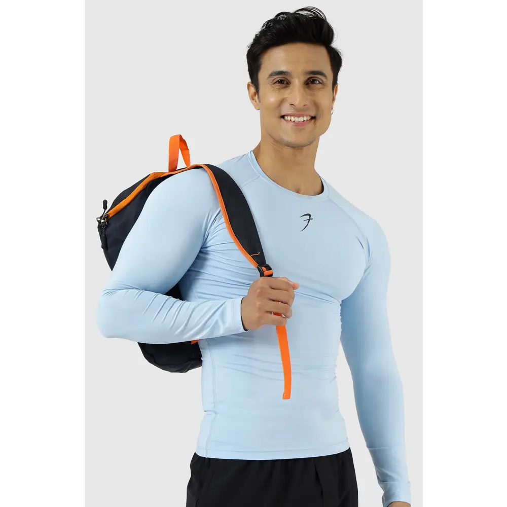 Compression Fullsleeves T-shirt Glacial Blue - Tshirts