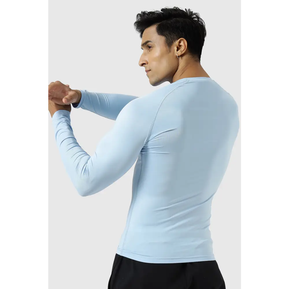Compression Fullsleeves T-shirt Glacial Blue - Tshirts
