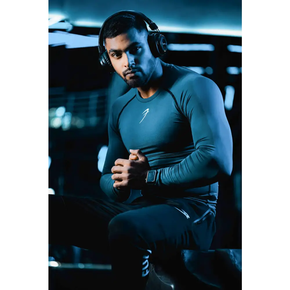 Compression Fullsleeves T-shirt Grey - Tshirts