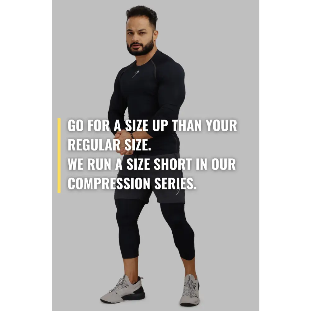 Compression Fullsleeves T-shirt Navy - Tshirts