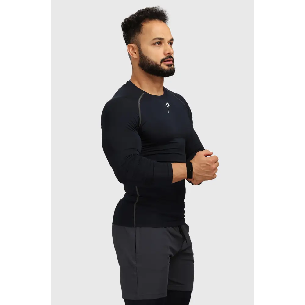 Compression Fullsleeves T-shirt Navy - Tshirts
