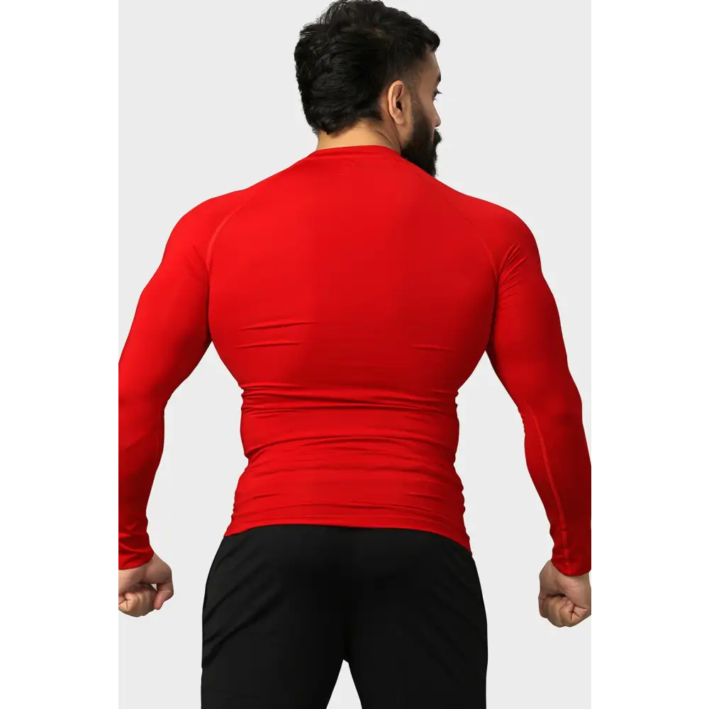 Compression Fullsleeves T-shirt Red - Tshirts