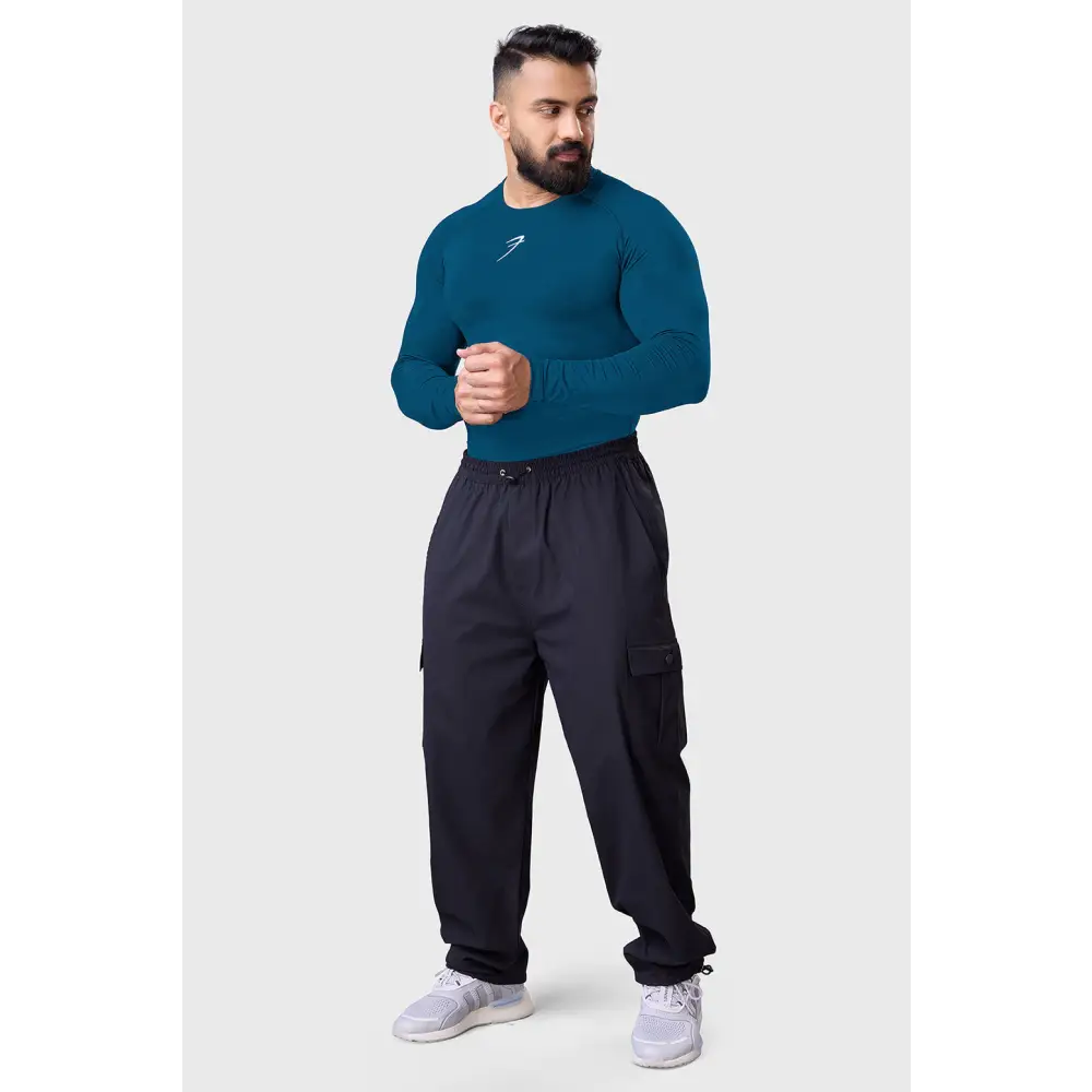 Compression Fullsleeves T-shirt Teal - Tshirts