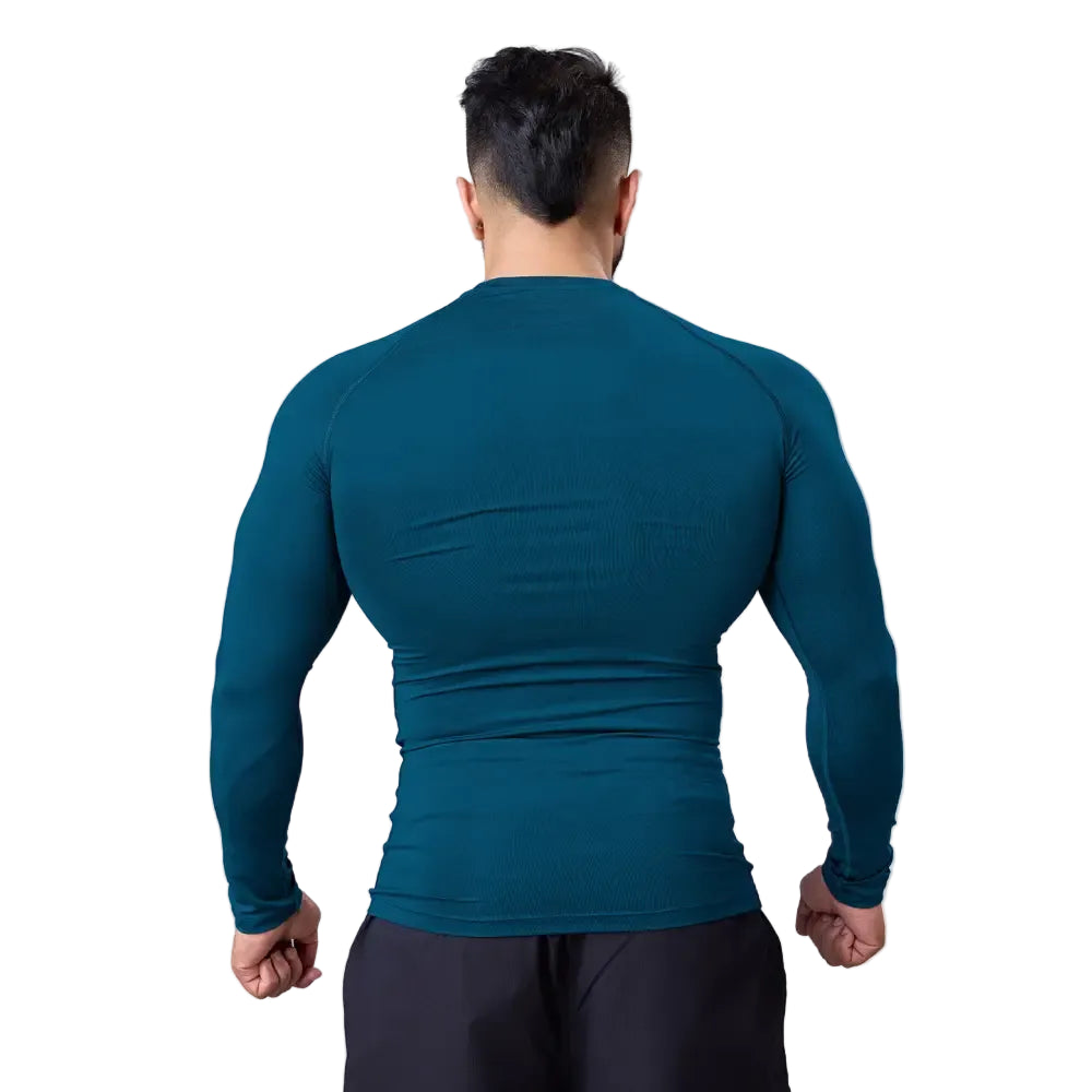 Compression Fullsleeves T-shirt Teal - Tshirts