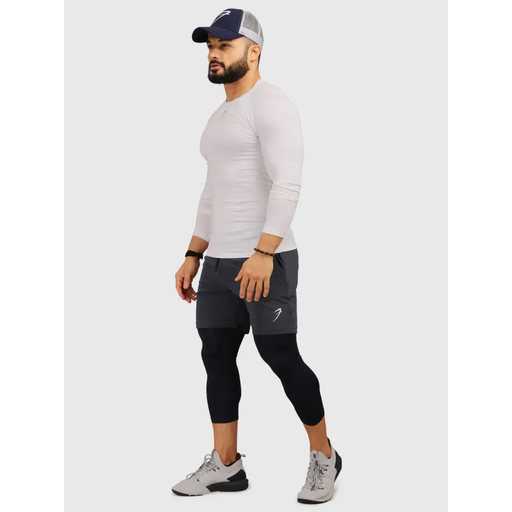 Compression Fullsleeves T-shirt White