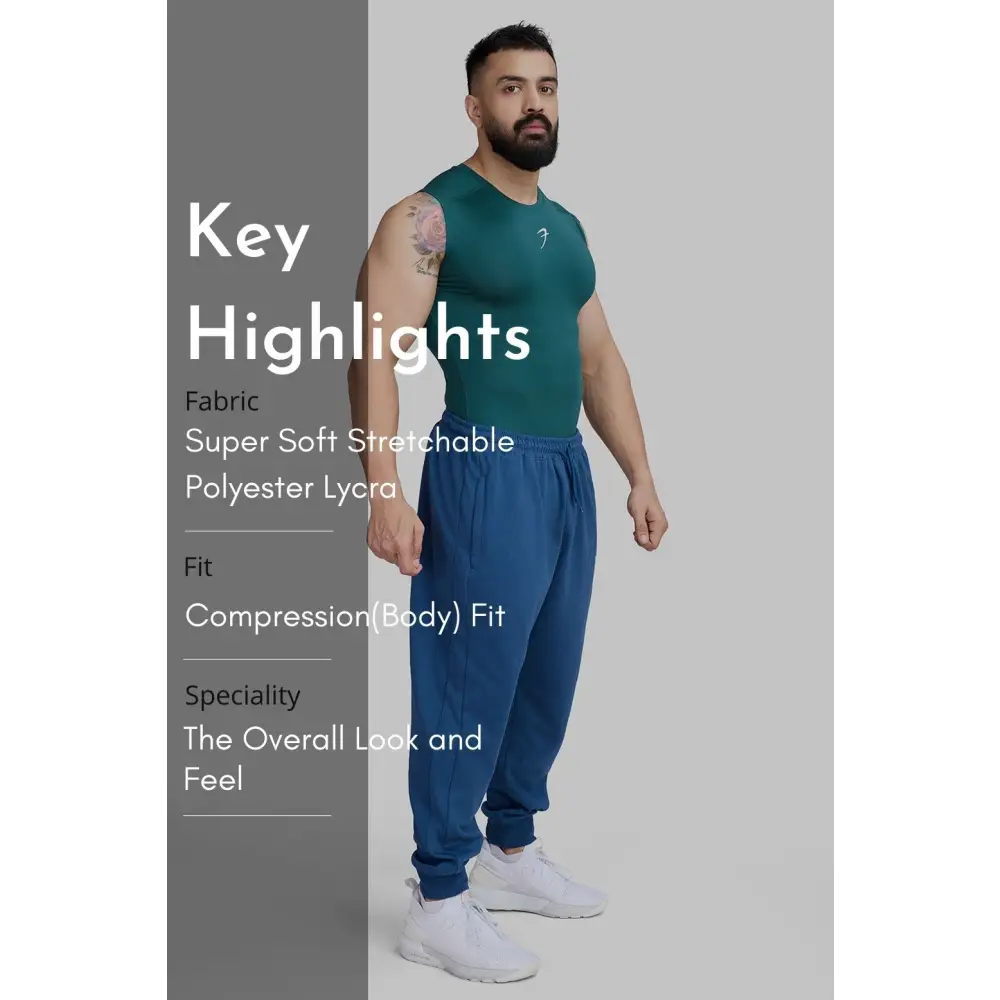Compression Sleeveless Tank Emerald Green - Vest