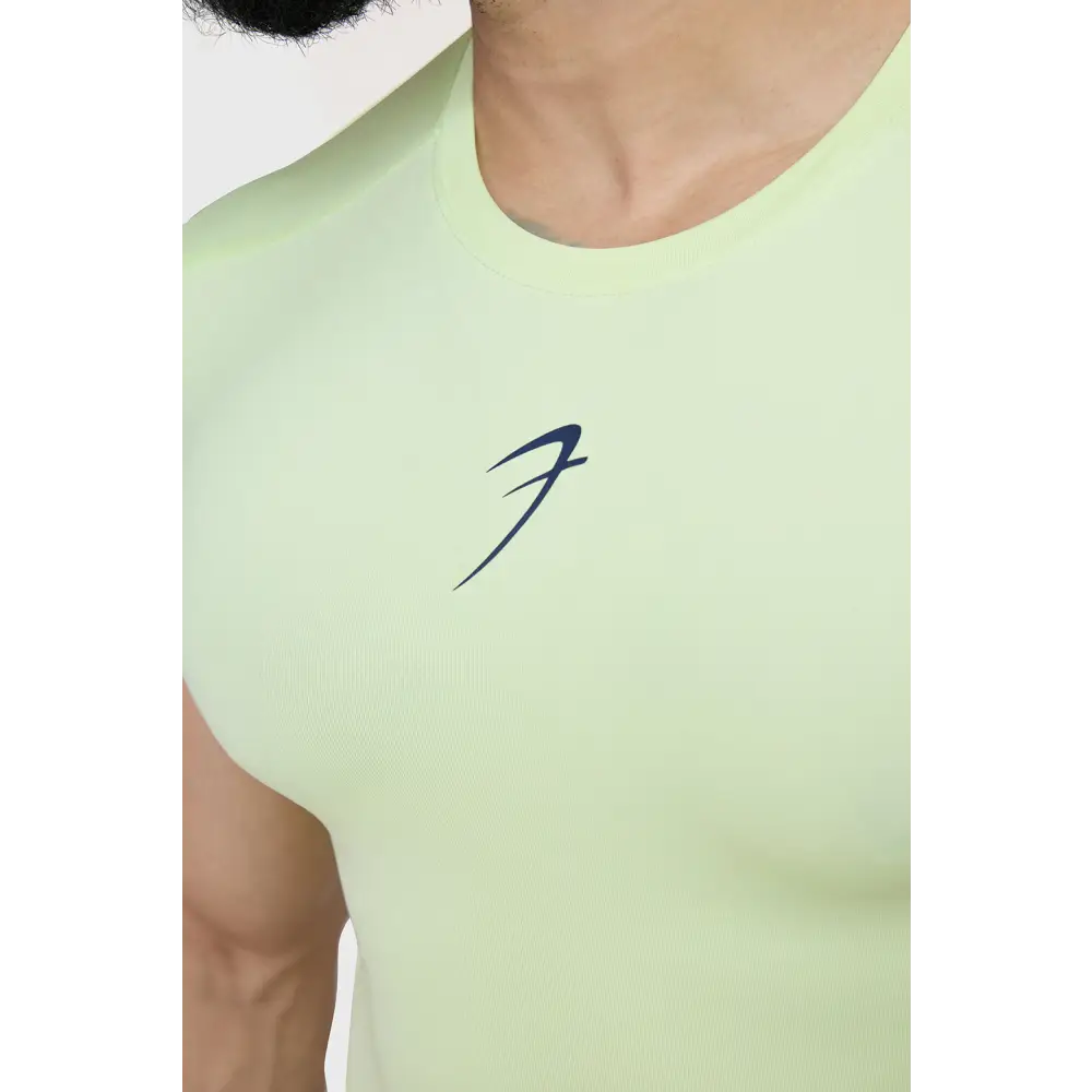 Compression Sleeveless Tank Lime - Vest