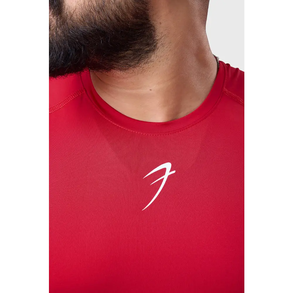Compression Sleeveless Tank Red - Vest