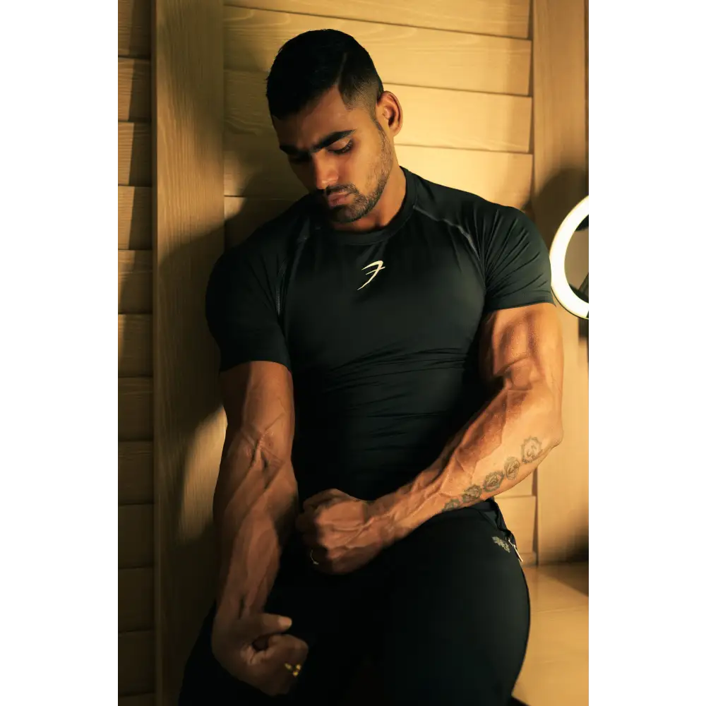 Compression T-shirt Black - Tshirts