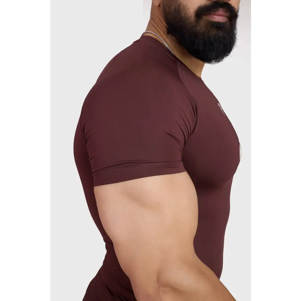 Compression T-shirt Brown - Tshirts