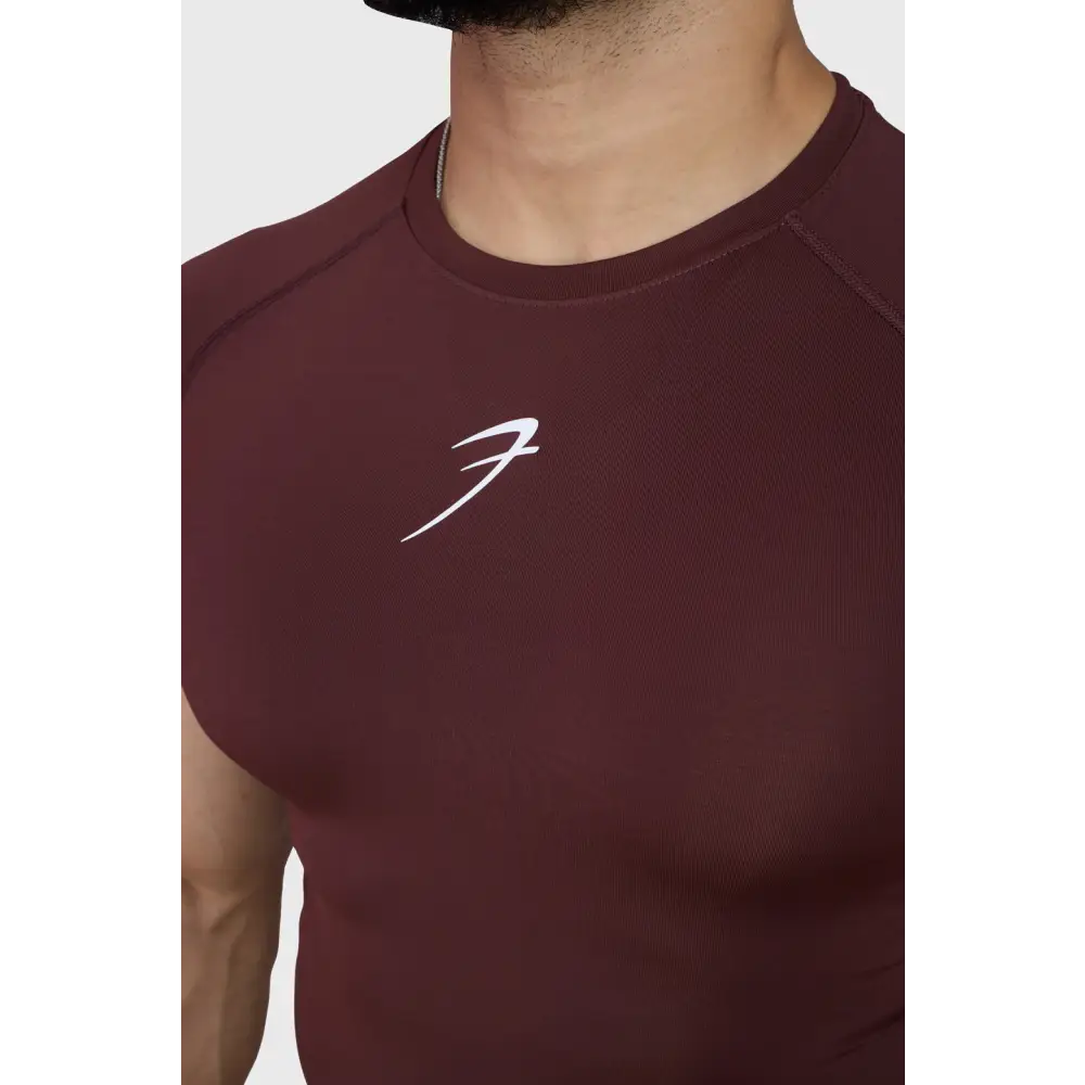 Compression T-shirt Brown - Tshirts