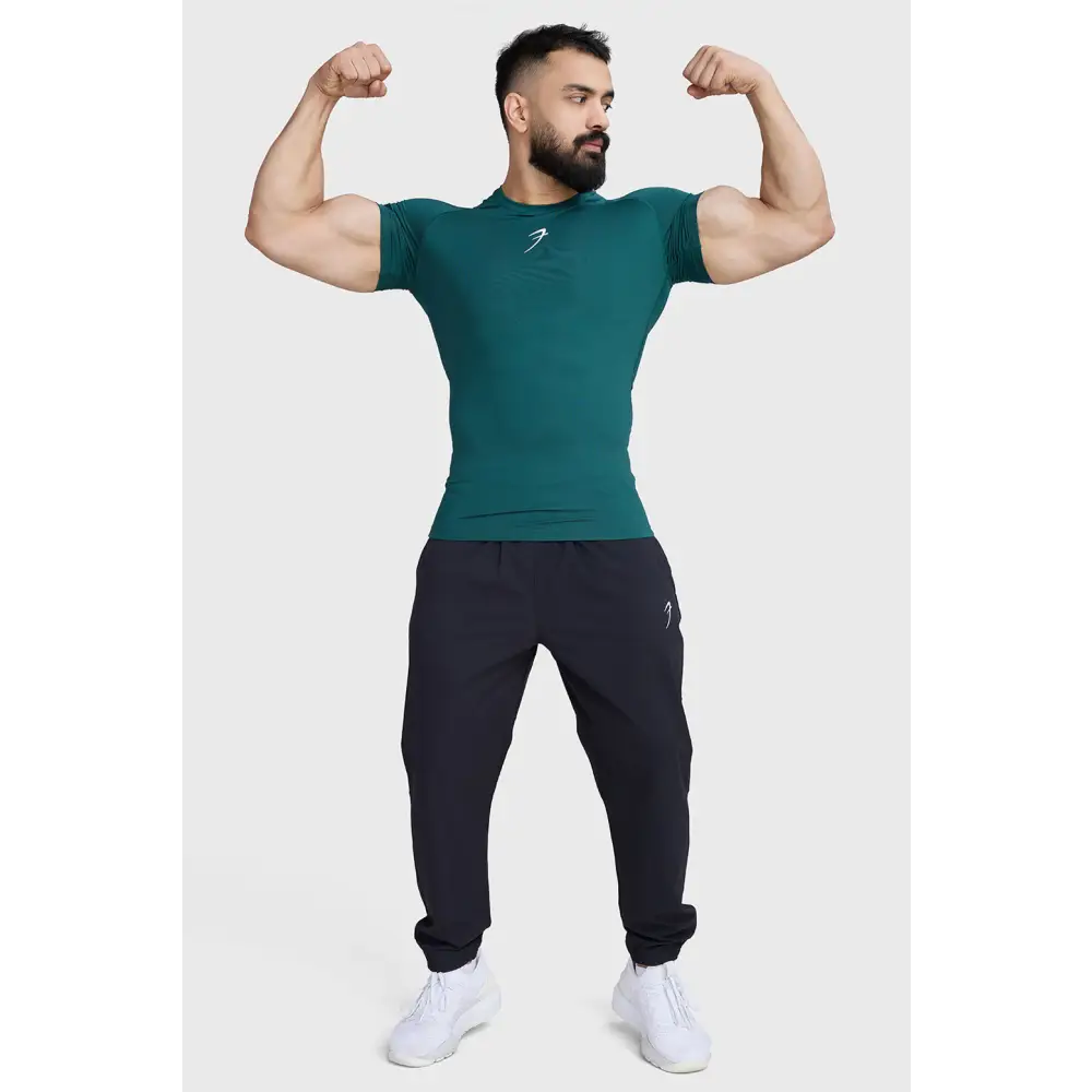 Compression T-shirt Emerald Green - Tshirts