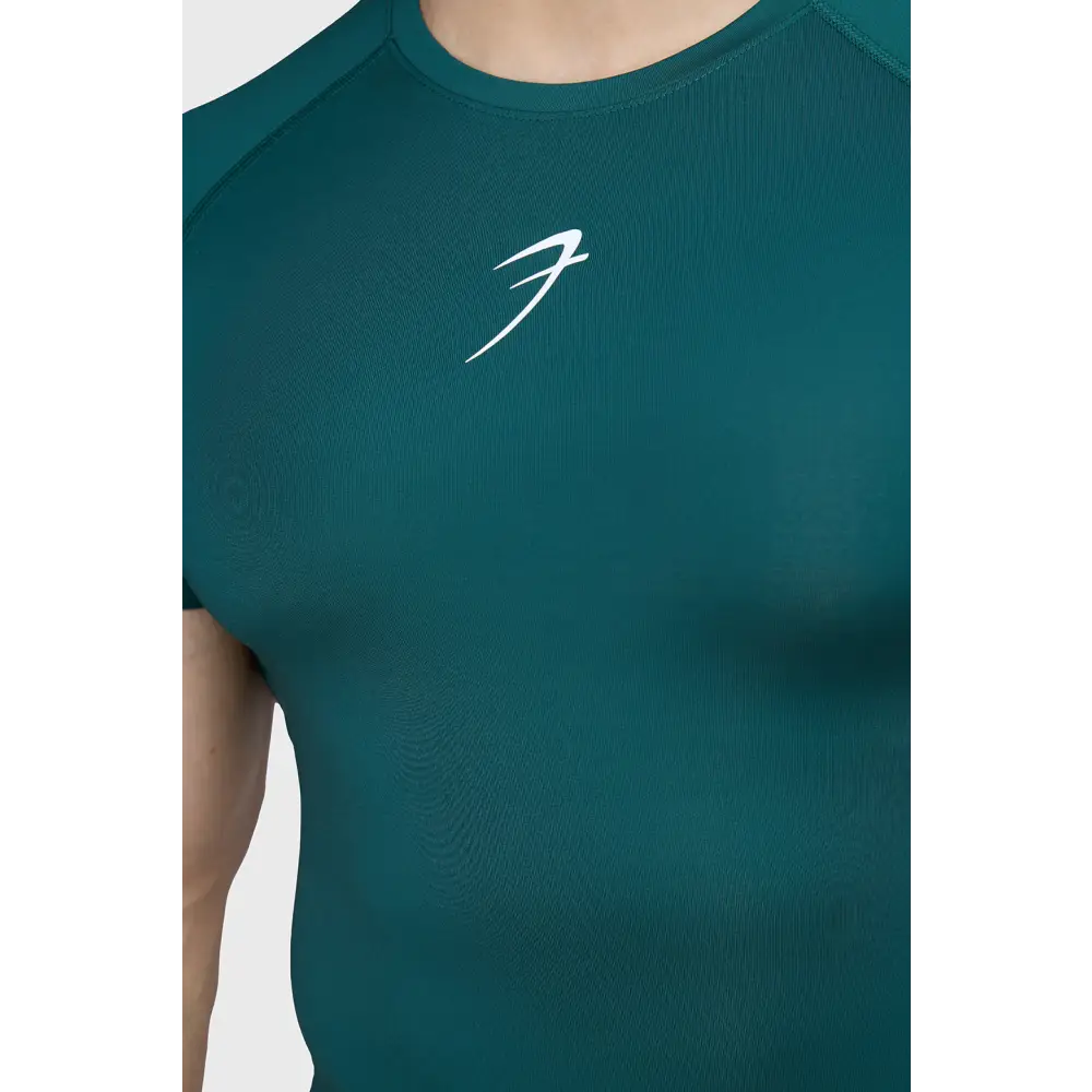 Compression T-shirt Emerald Green - Tshirts