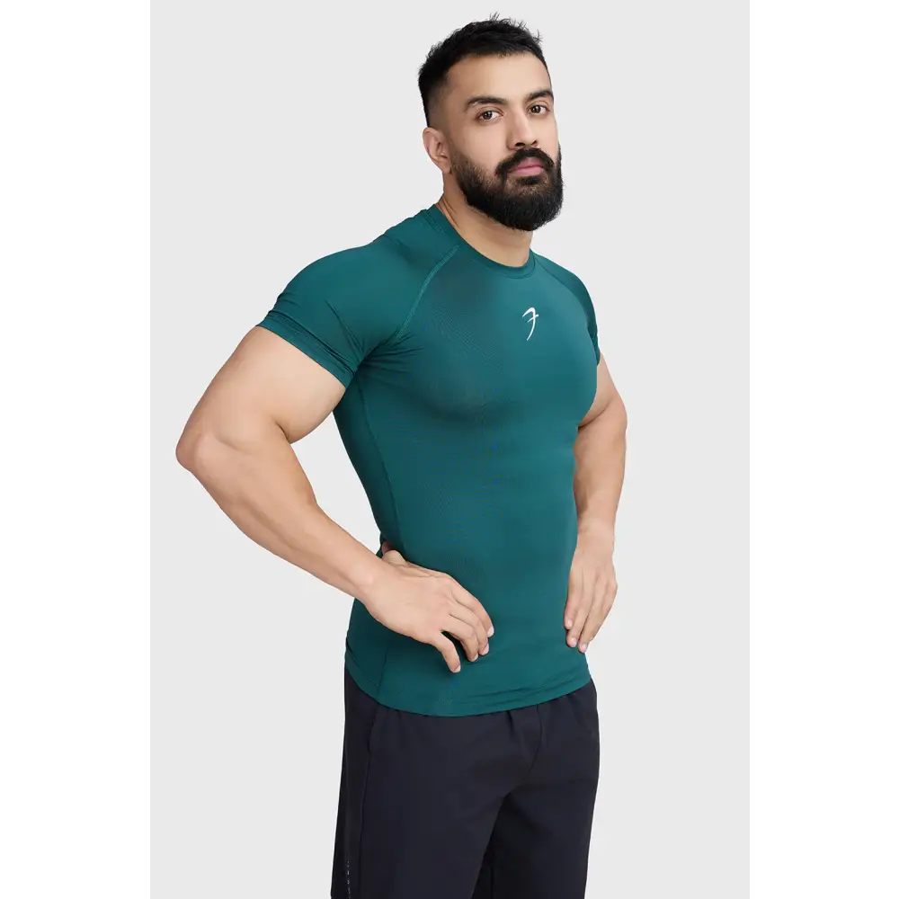 Compression T-shirt Emerald Green - Tshirts