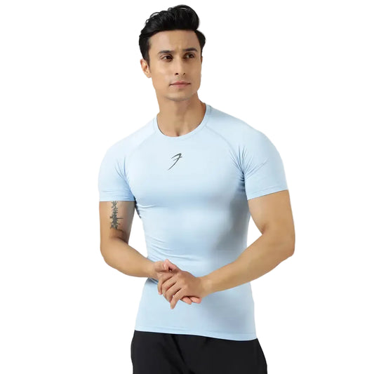 Compression T-shirt Glacial Blue - Tshirts