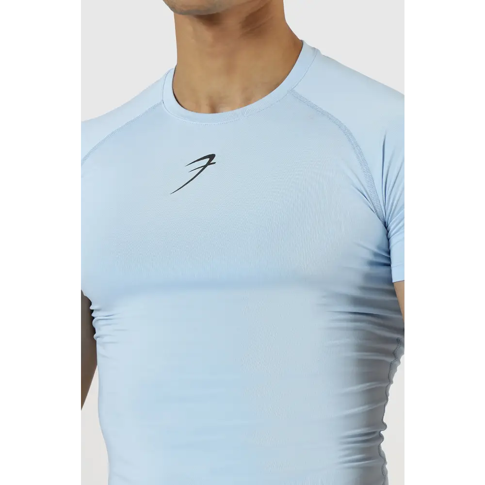 Compression T-shirt Glacial Blue - Tshirts