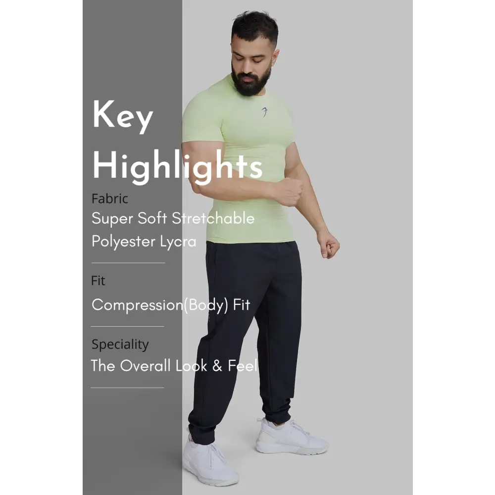 Compression T-shirt Lime - Tshirts