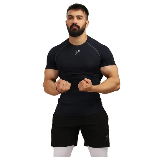 Compression T-shirt Navy - Tshirts