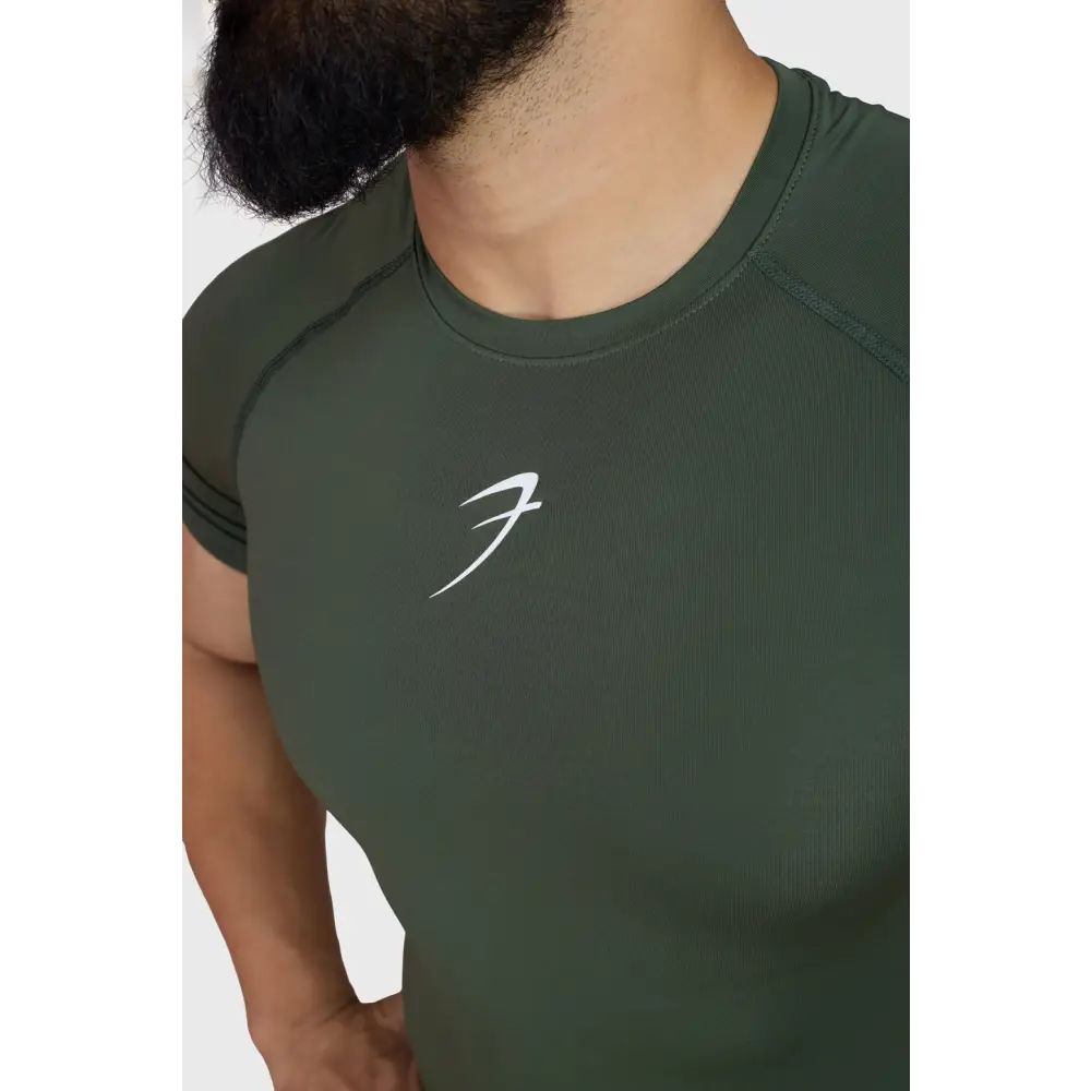 Compression T-shirt Olive - Tshirts