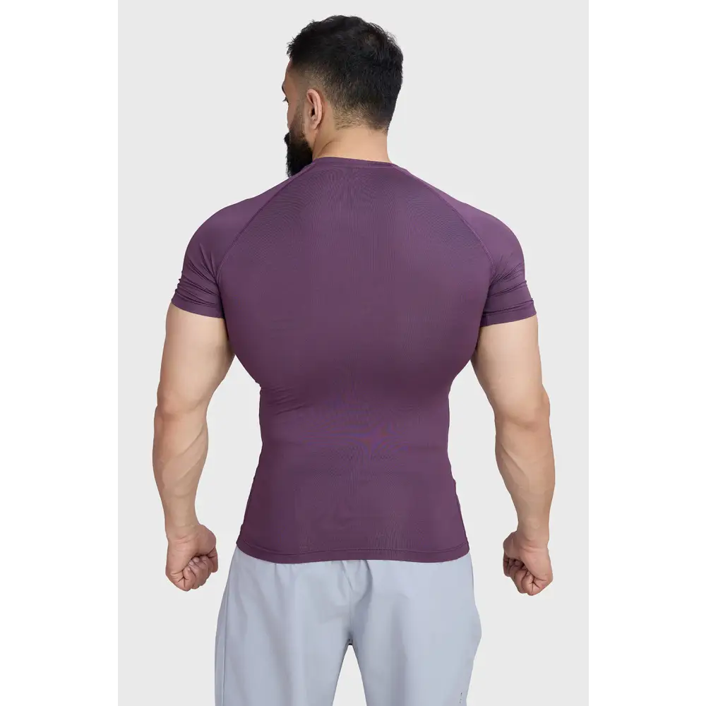 Compression T-shirt Plum - Tshirts
