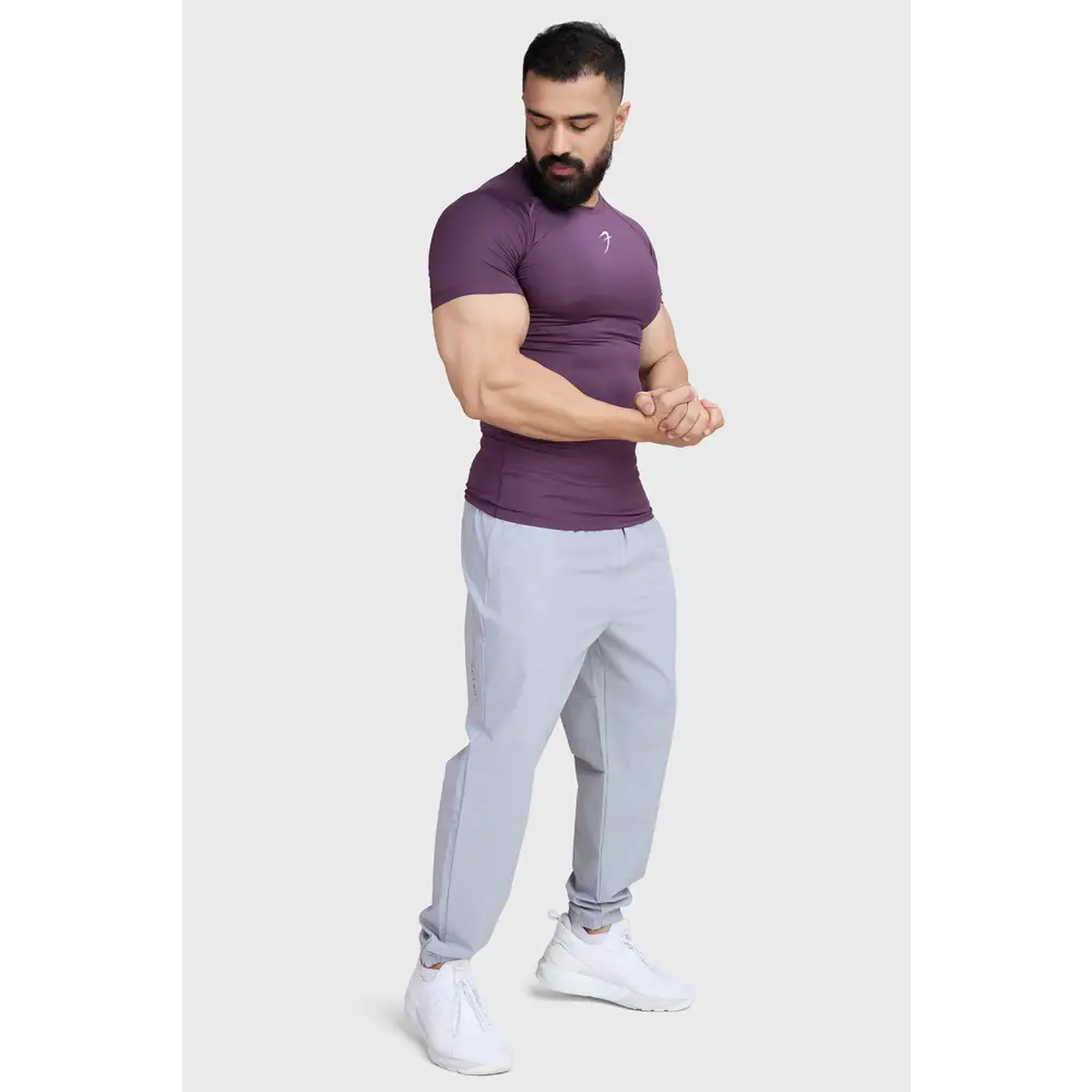 Compression T-shirt Plum - Tshirts