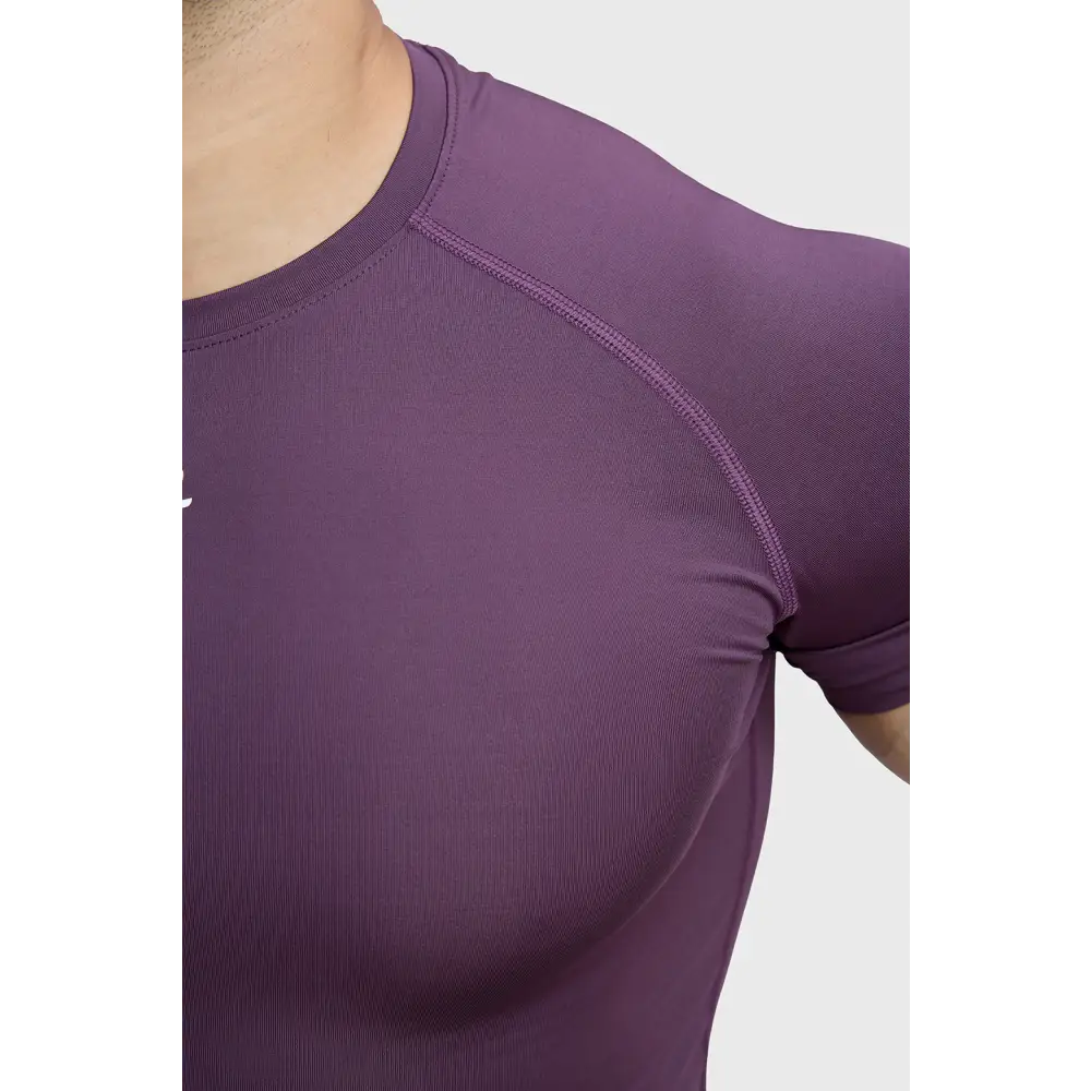 Compression T-shirt Plum - Tshirts
