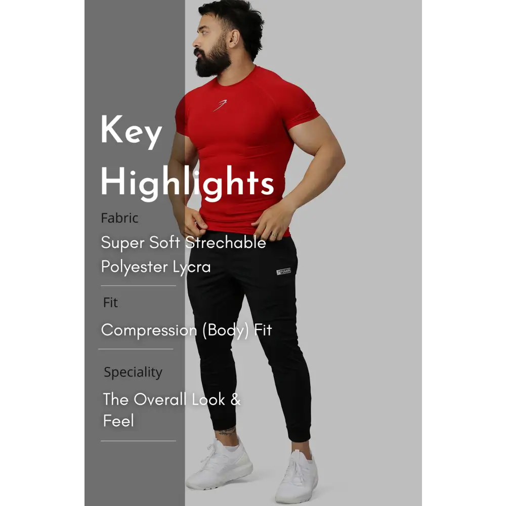 Compression T-shirt Red - Tshirts