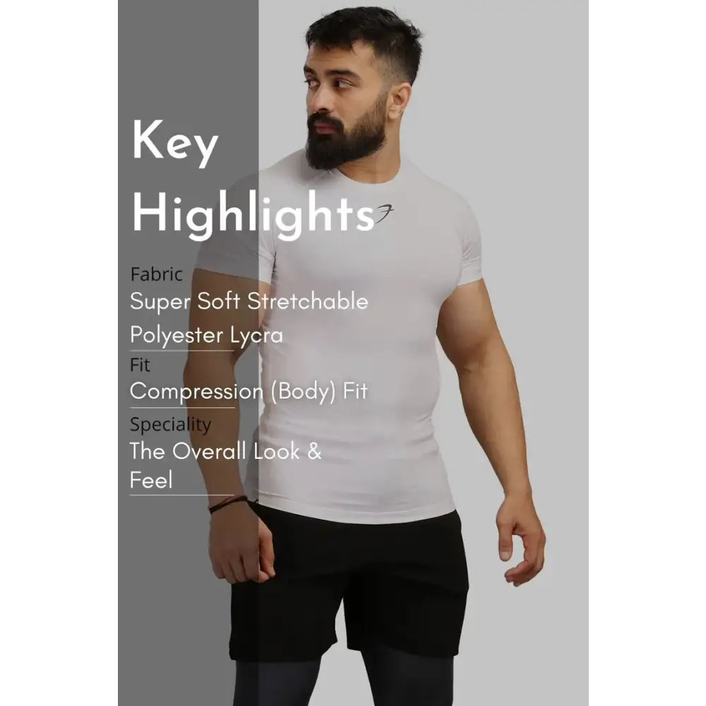 Compression T-shirt White