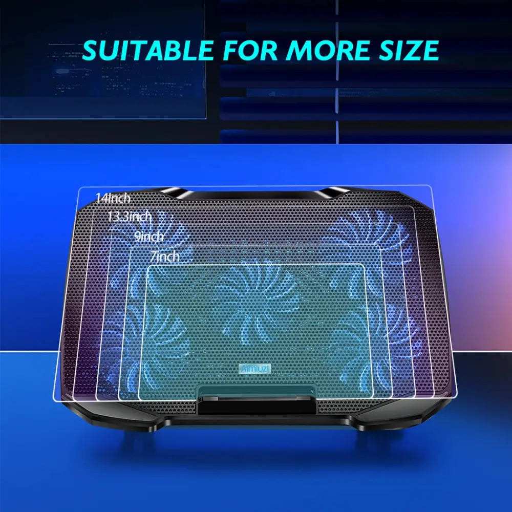 COOLCOLD Laptop Cooling Pad - Black