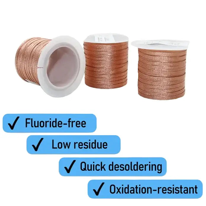 Copper Desoldering Wick Solder Braid (available in different length) - HBC