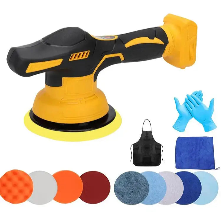 Cordless Car Polisher 18–21V – 8-Speed (available in 4 types) - HBC