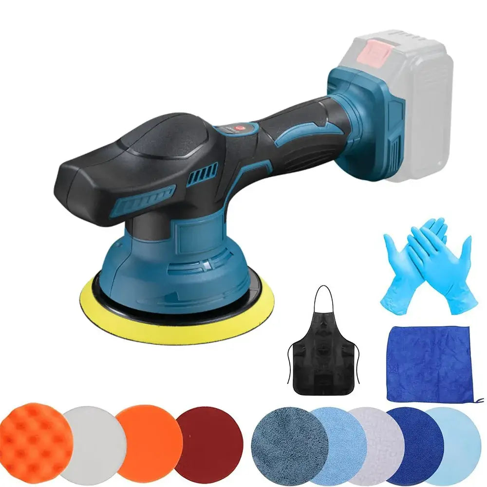 Cordless Car Polisher 18–21V – 8-Speed (available in 4 types) - Makita B Set - HBC