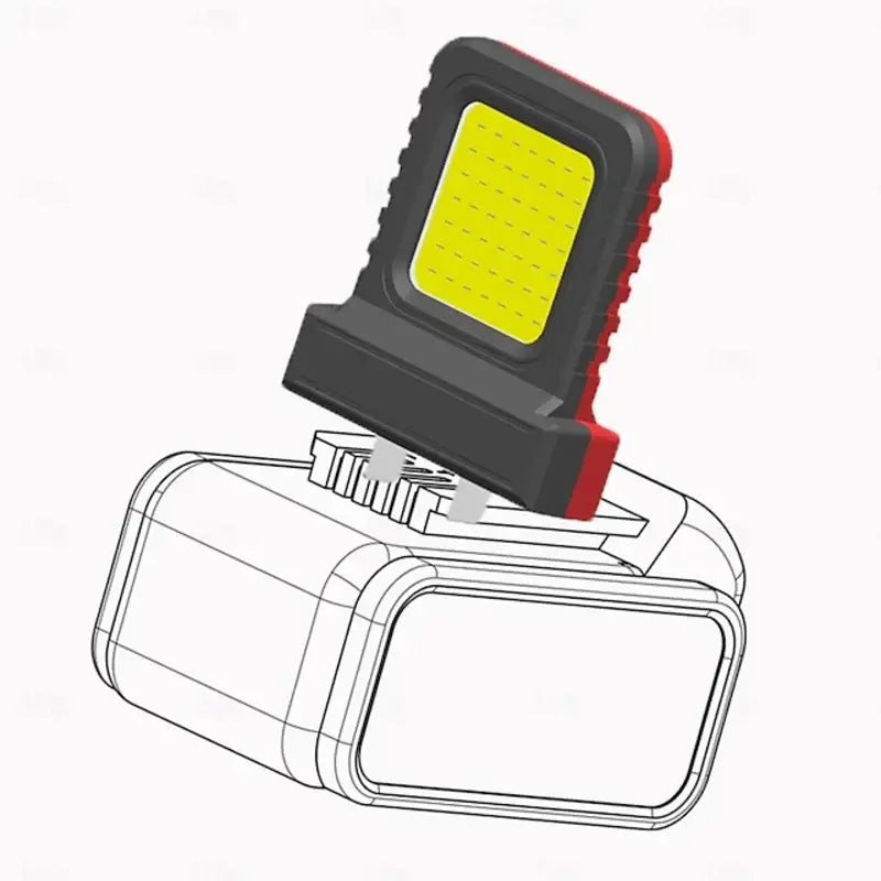 Cordless LED Work Light for Dewalt 20V Battery Flood Light USB Charging Port Portable Flashlight for Emergency,자동차 정비