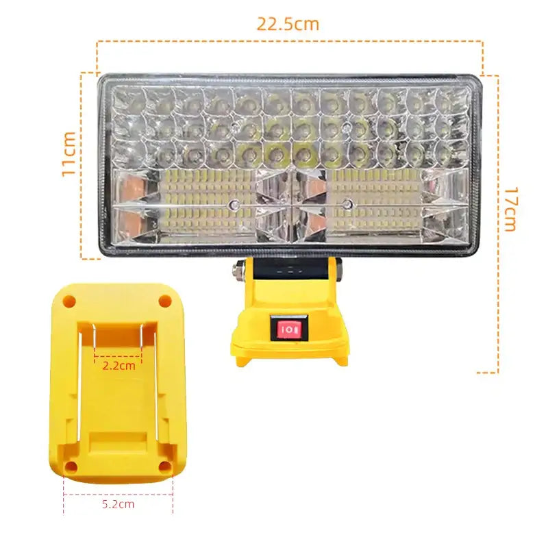 Cordless LED Work Light for Dewalt 20V Battery Flood Light USB Charging Port Portable Flashlight for Emergency,자동차 정비