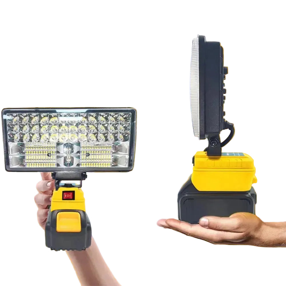 Cordless LED Work Light for Dewalt 20V Battery Flood Light USB Charging Port Portable Flashlight for Emergency,자동차 정비