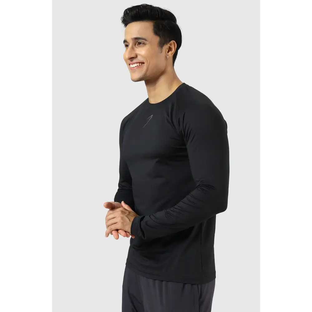 Core Fullsleeves T-shirt Black - Tshirts