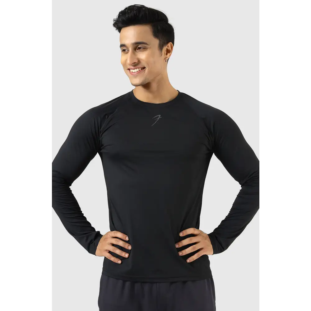 Core Fullsleeves T-shirt Black - Tshirts