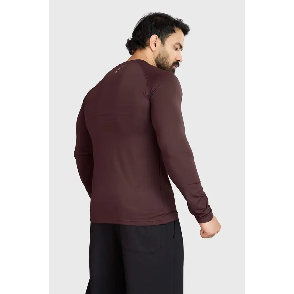 Core Fullsleeves T-shirt Brown - Tshirts