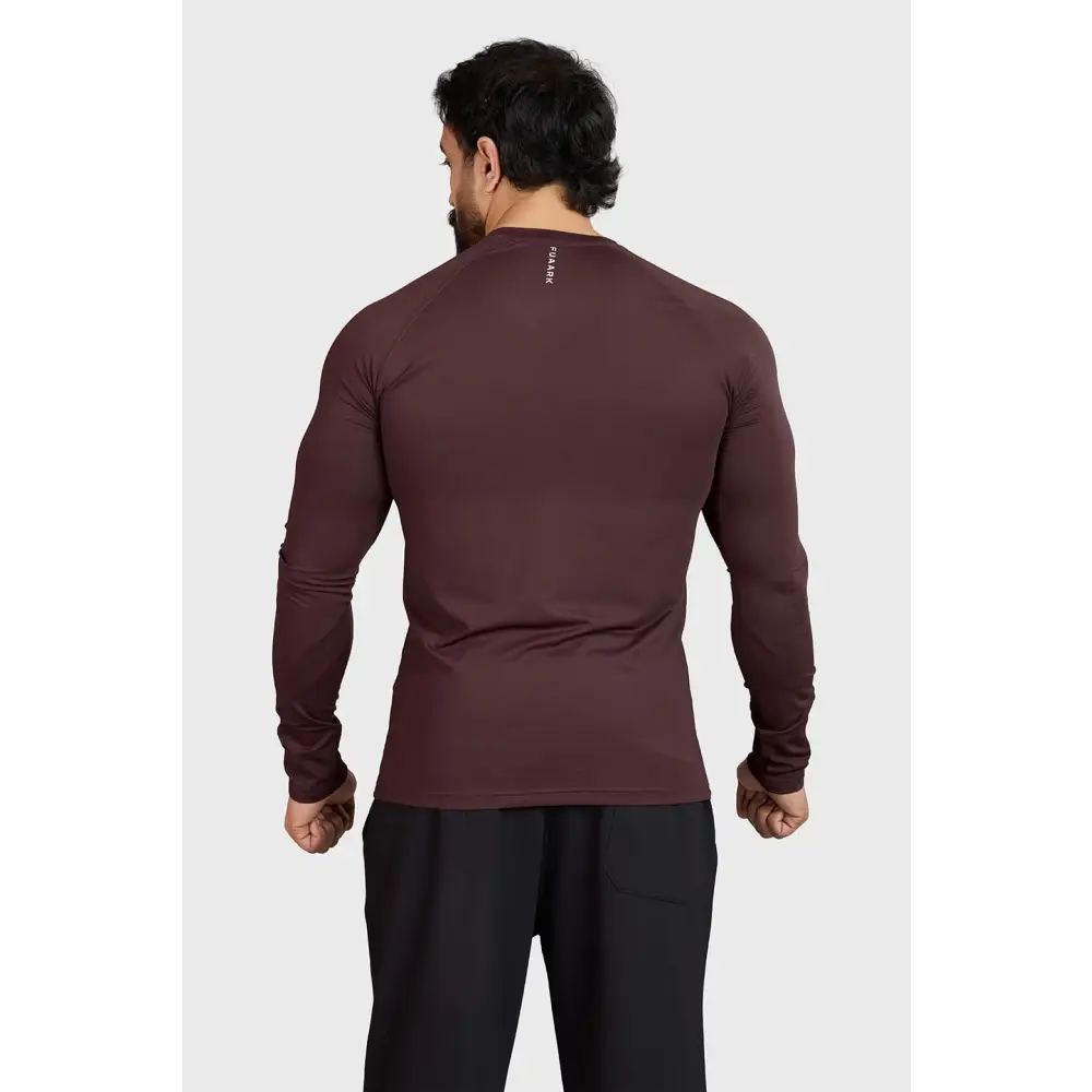 Core Fullsleeves T-shirt Brown - Tshirts