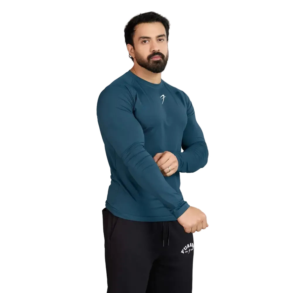 Core Fullsleeves T-shirt Orion Blue - Tshirts