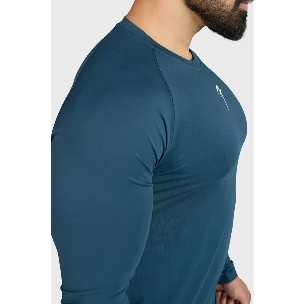 Core Fullsleeves T-shirt Orion Blue - Tshirts
