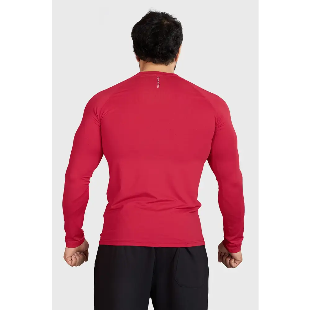 Core Fullsleeves T-shirt Red - Tshirts