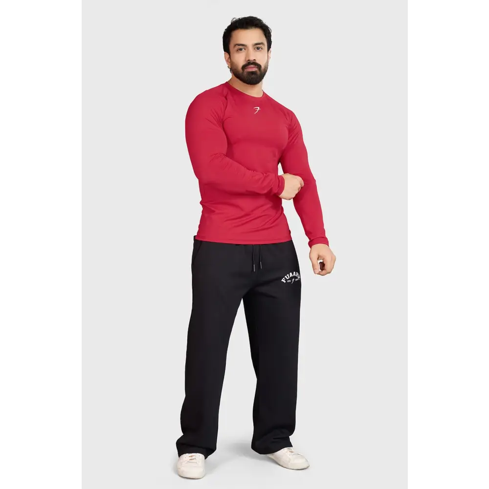 Core Fullsleeves T-shirt Red - Tshirts