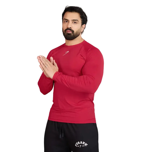 Core Fullsleeves T-shirt Red - Tshirts