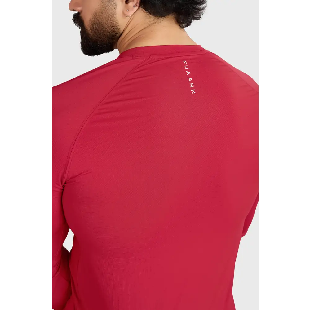 Core Fullsleeves T-shirt Red - Tshirts