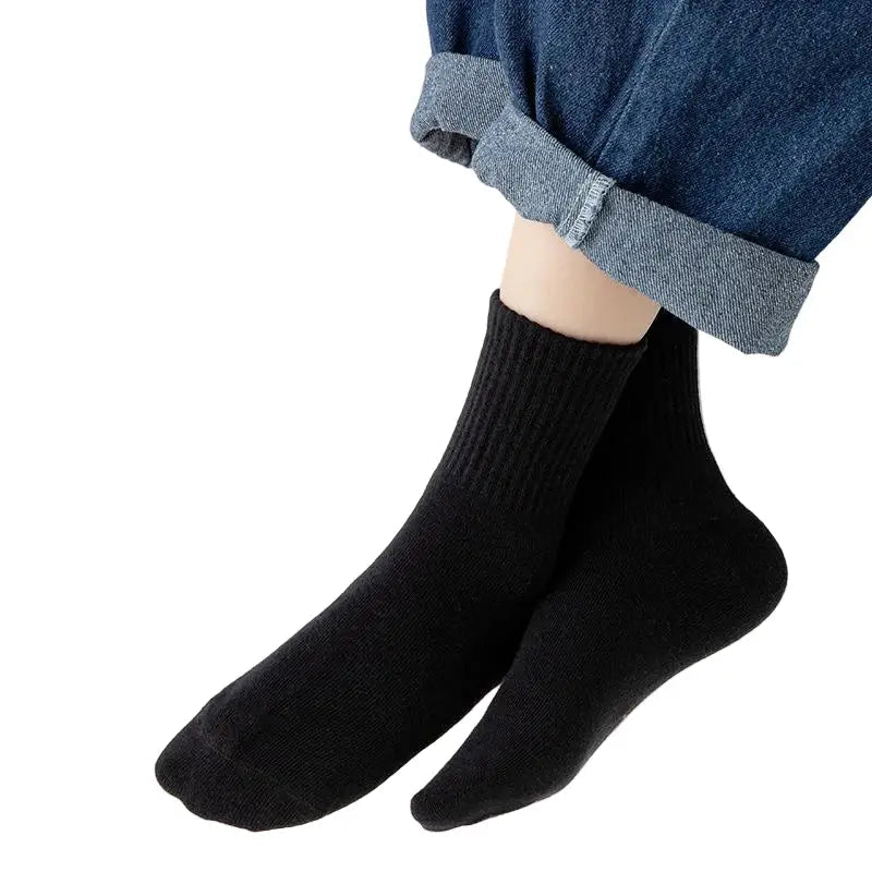 Cotton Sport Socks – 5 Pairs (Ages 3–13) (5 colours available) - SS