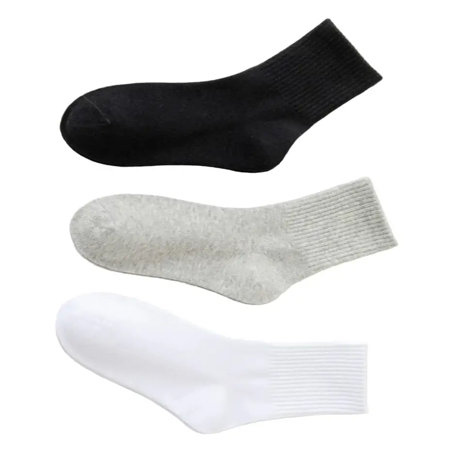Cotton Sport Socks – 5 Pairs (Ages 3–13) (5 colours available) - SS