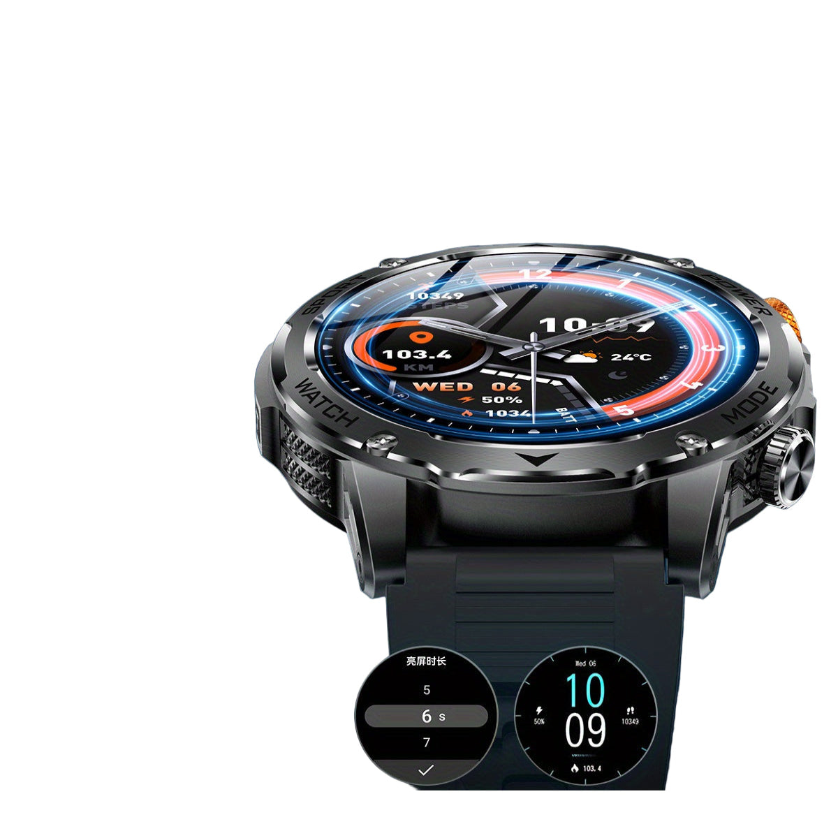 LIGE Smart Sports Watch – 1.7" HD Screen, 15-Day Battery, Wireless Calls (6 designs available)